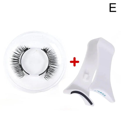 1pair Magnetic Eyelashes Handmade 3D Natural Magnetic False Eyelashes Reusable Magnetic Eyelashes Tweezers Set Wholesale