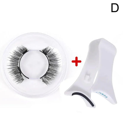 1pair Magnetic Eyelashes Handmade 3D Natural Magnetic False Eyelashes Reusable Magnetic Eyelashes Tweezers Set Wholesale